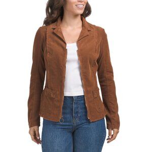 WEARABLES BY XCVI Russet Corduroy Raphael Blazer